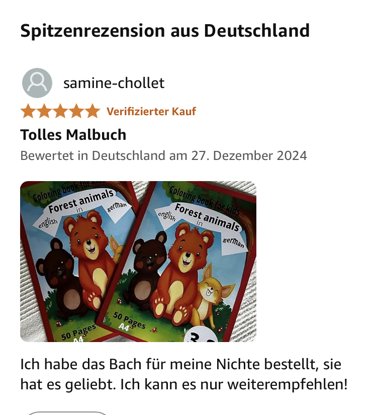 Samine Bewertung2 Amazon